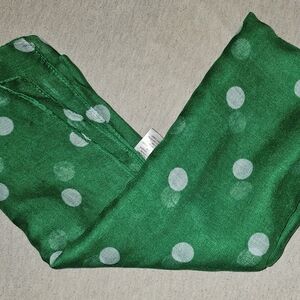 Green Polka Dot Kids Leggings